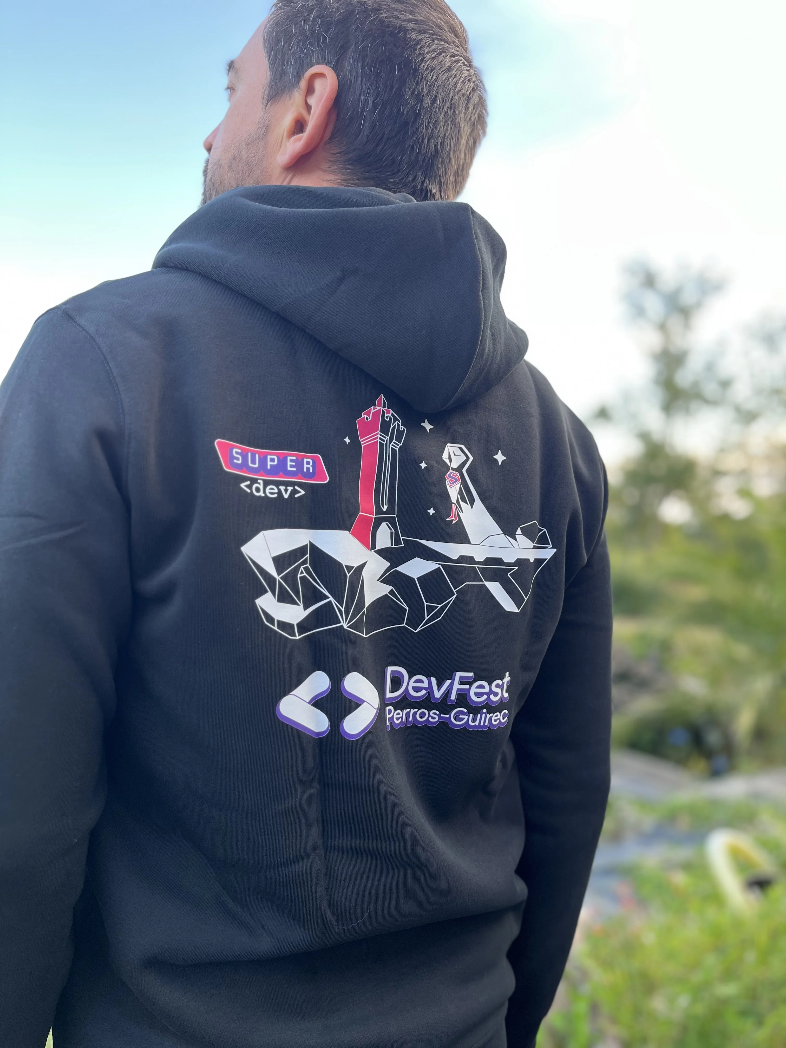 Hoodie DevFest 2025 noir